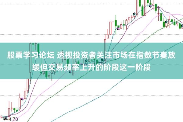 股票学习论坛 透视投资者关注市场在指数节奏放缓但交易频率上升的阶段这一阶段